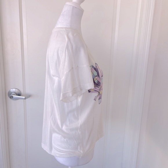 Wildfox Hands Off Chrissy V-neck T-shirt | White - Picture 3 of 10